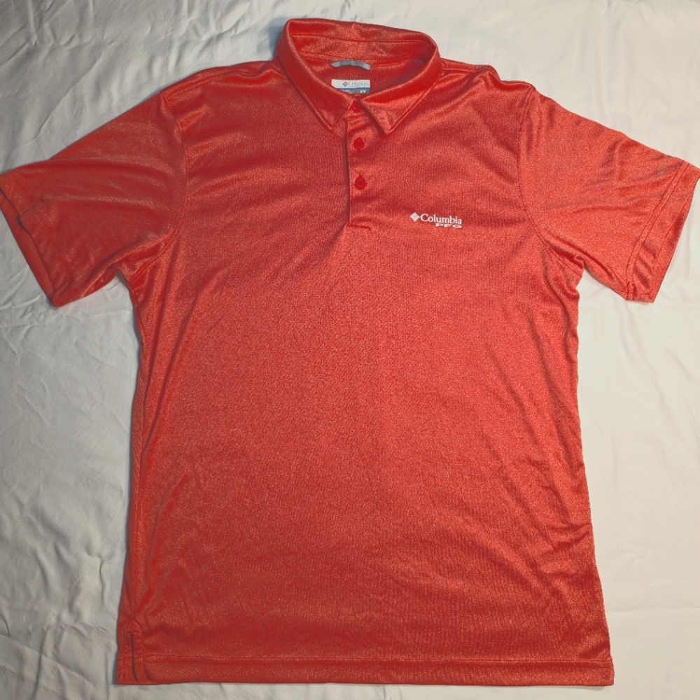 Columbia mens PFG polo shirt
